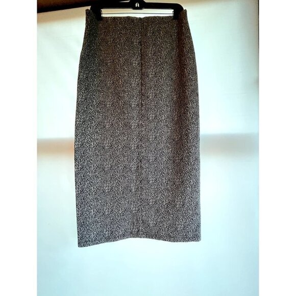 14th & Union Black & White Pull On Pencil Sweater Skirt Size Medium - Picture 8 of 11